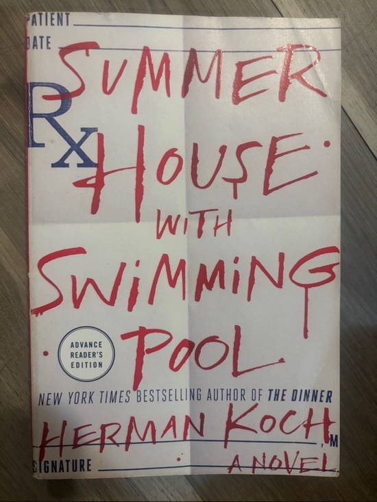 Other - Summer House with Swimming Pool by Herman Koch - White & Red Paperback